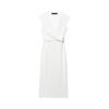 Kaslead New Women clothes Western Style Pin Decoration V-neck Sleeveless Midi Dress 3644181 251