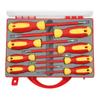 PENGGONG 9715 8PCS 500V Insulated Screwdriver Set, Magnetic Single-Head Insulated Screwdriver Set,