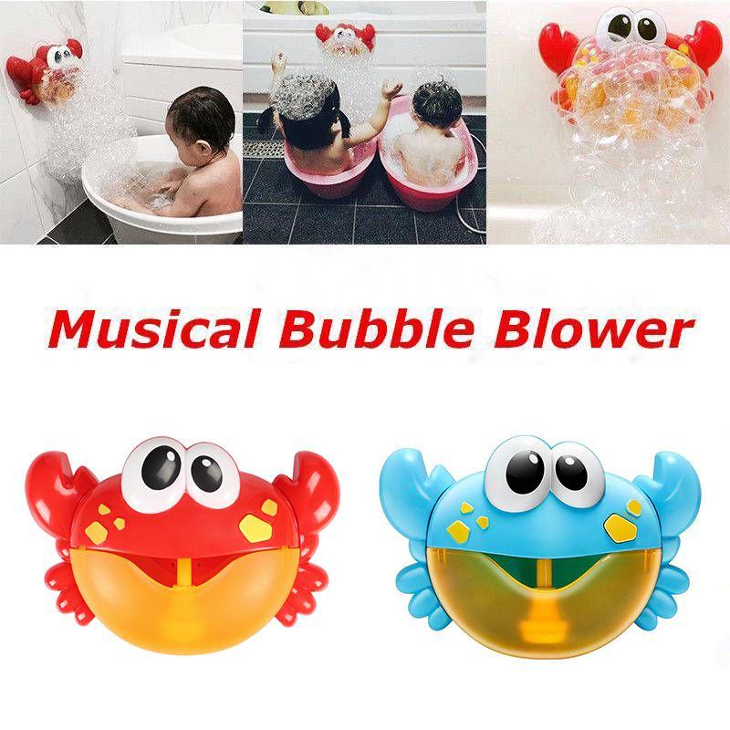 Premium Quality Crab Bubble Maker And Music Toy For Baby Bath Time Entertainment