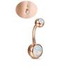 Rose Gold Opal Belly Ring - Hot Selling Navel Jewelry