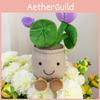 Lotus Creative Cartoon Potted Plant Plush Doll Ornament Home Office Desk Decor