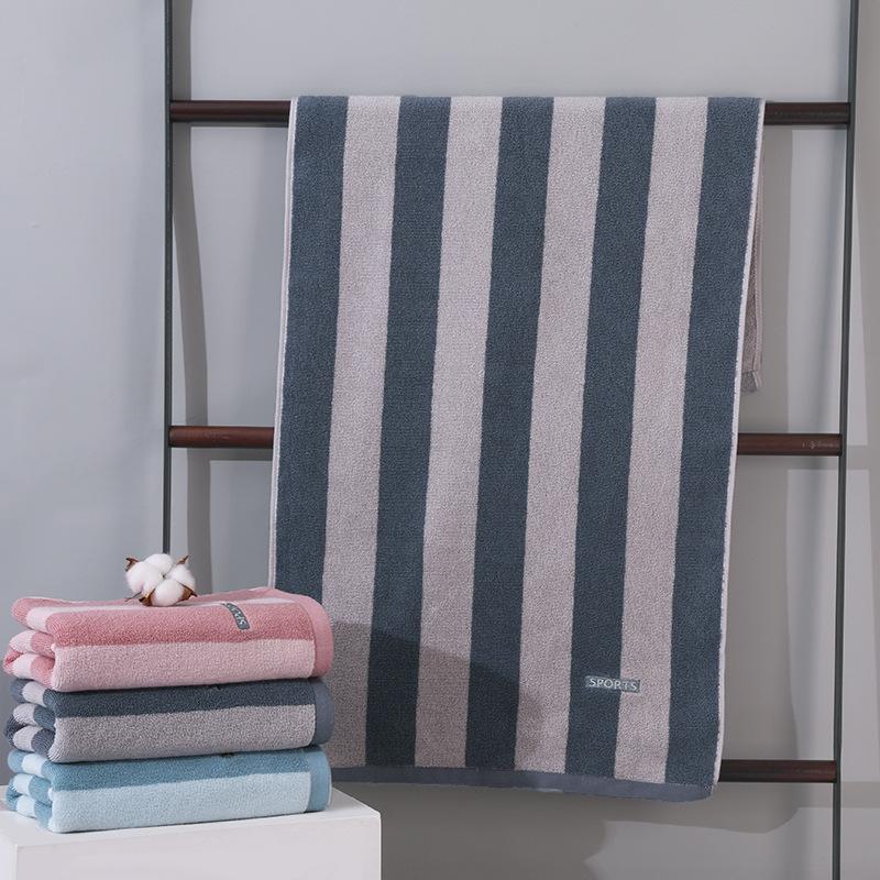 1 PC Towel Cotton Towel Thickened Household Adult Quick-drying Absorbent Wash Face Bath with Pure Cotton Towel Multipurpose Use Absorbent Towels