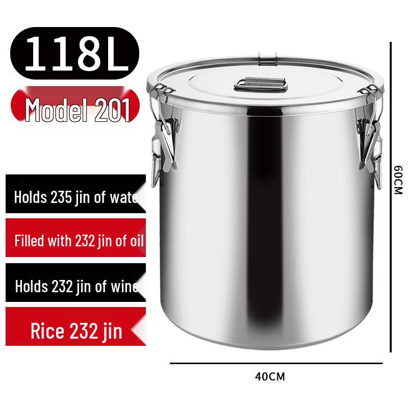Герметичный многоцелевой бочонок из нержавеющей стали 304 для хранения вина, чая, молока, для ферментации, масла или риса