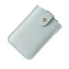 Stackable Pull-Out Card Holder Multi-Card Slots Credit Card Holder PU Leather Pocket Business Card