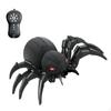 RC Animals Toy Remote Controlled Spider Shape Scare Lightweight Decor Sturdy Spray and Light