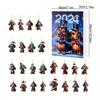 Dachshund Advent Calendar 2025 24 Days Of Christmas Dachshund Pendant Set 2D Dachshund Pendant 24 Days Christmas Countdown