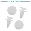 ACROPIX 50pcs Door Trim Panel Bumper Fender Fastener Splash Guard Push Rivet Retainer Clip 7mm White