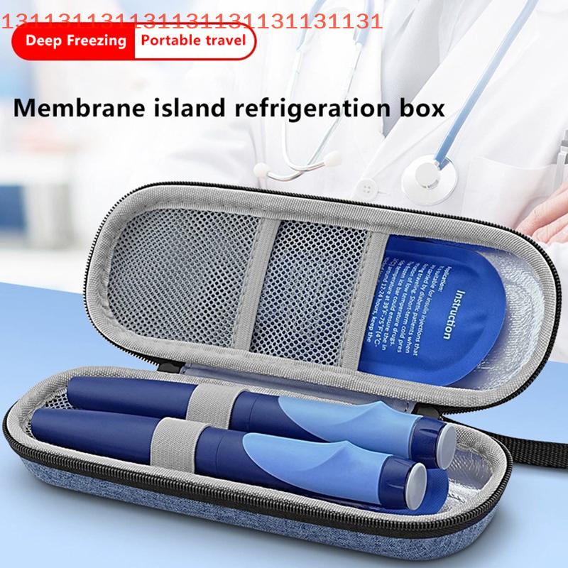 Medical Refrigerated Organizer Travel Case for Diabetic Protector Portable High Capacity Insulin Cooling Bag