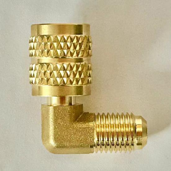 Латунный адаптер для хладагента Устойчивый к ржавчине и коррозии R32/R454B Кондиционер Обратный