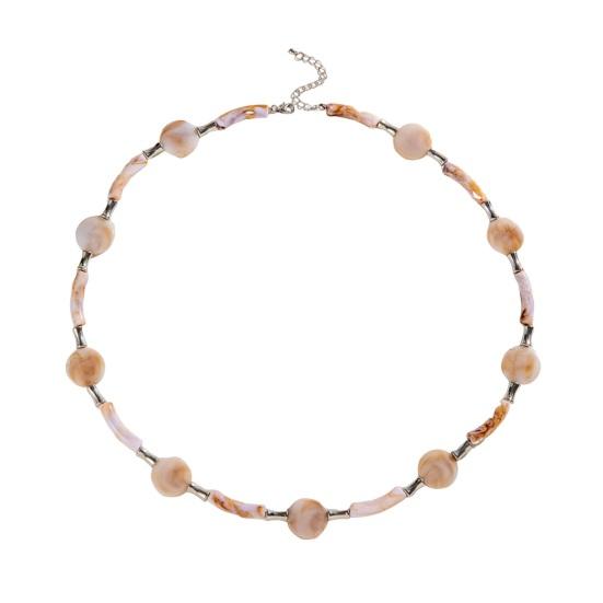 Women Bohemian Necklace Special-Shaped Beads Necklace Beach Necklace Jewelry for Daily Street Parties Vacations