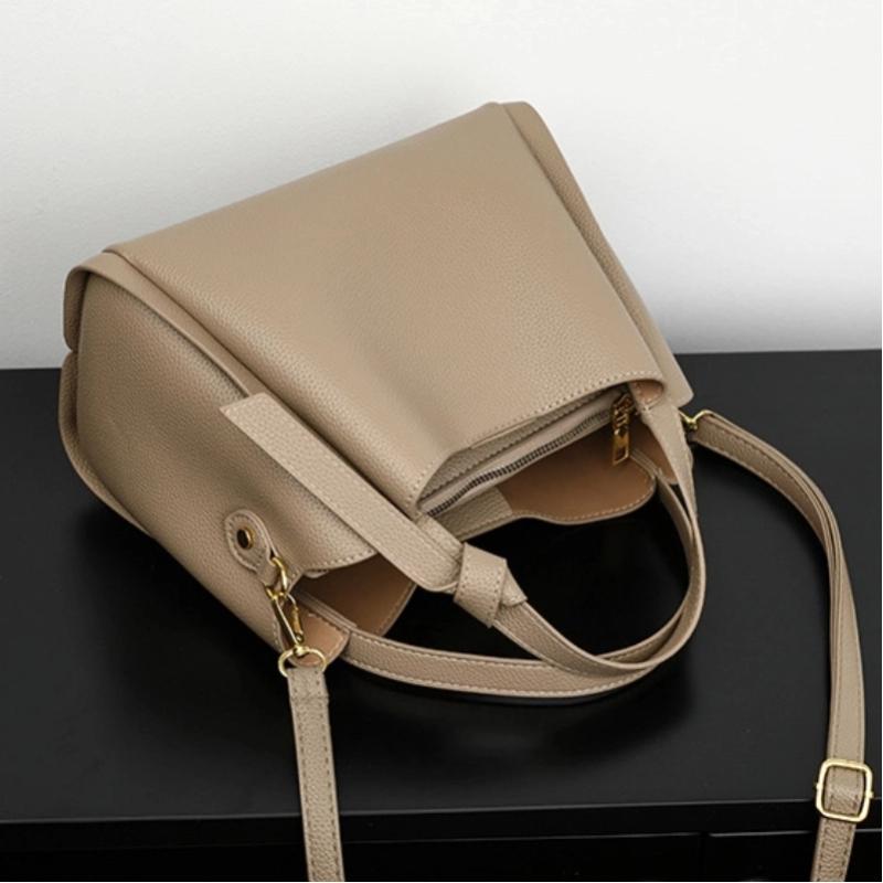 Модные сумки-ведра через плечо Женские Роскошные Дизайнерские Из ПУ Кожи Сумки-мессенджеры Кроссбоди Женские Повседневные Однотонные Сумки-кошельки