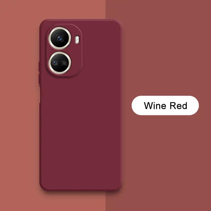 Square Liquid Silicone Phone Case for Huawei Nova 10 10Z Pro SE Youth Soft Edge Protective Back Cover Nova10 10Pro 10SE