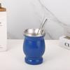230 мл Нержавеющая сталь Мате Чашка для чая Yerba Mate Тыква с бомбильями Нержавеющая сталь Мадаи Чашка