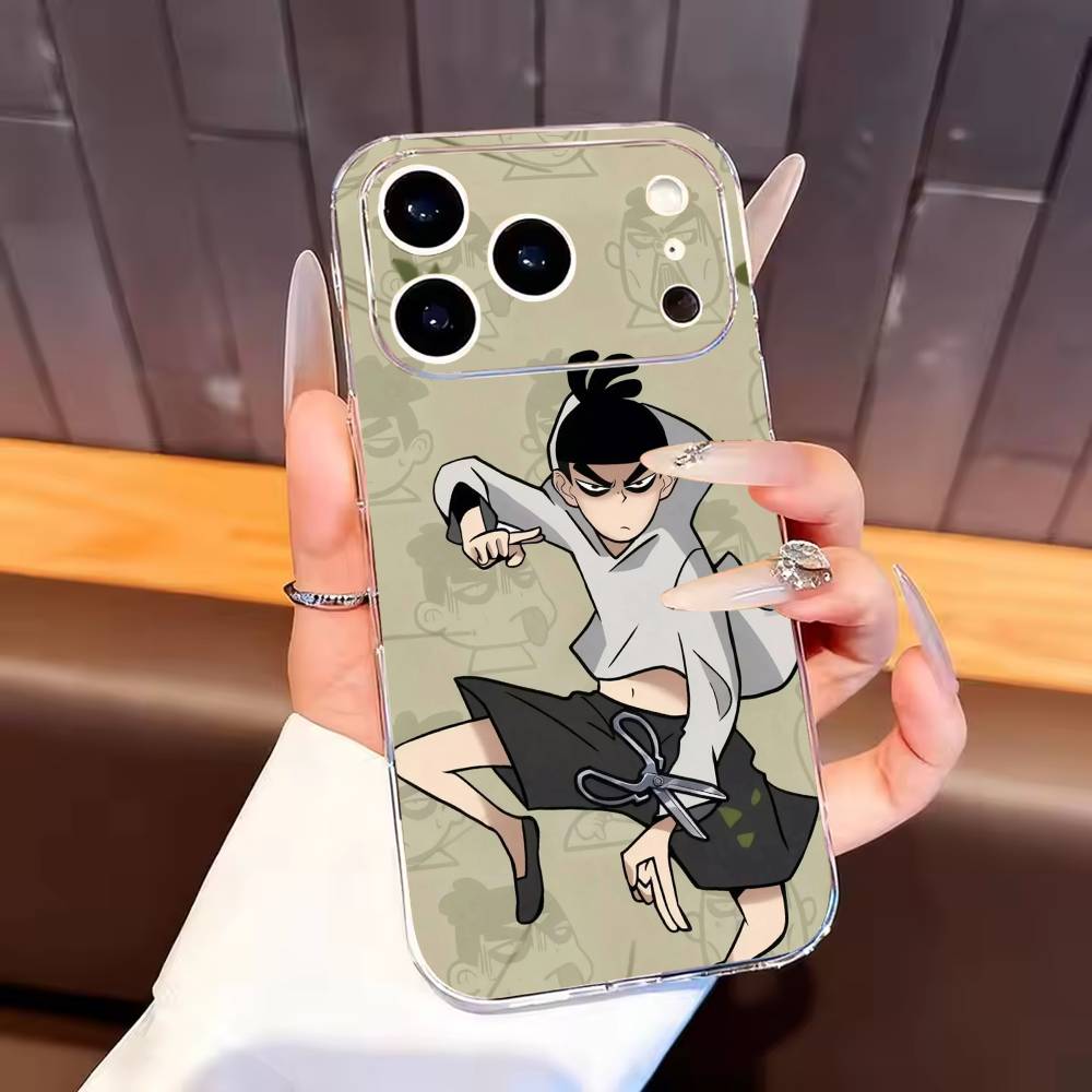Scissor Seven Phone Case For iPhone17,16,15,14,13,12,11 Plus,Pro Max Soft Transparent Cover