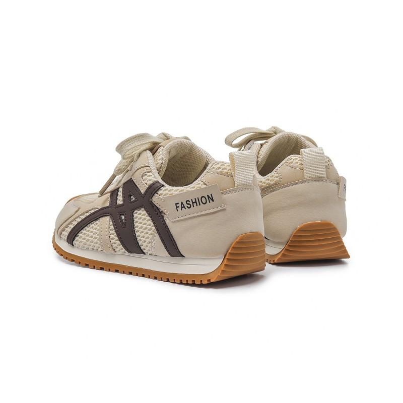 Kids Genuine Leather Sneakers Breathable Slip-On Shoes Boys Girls Winter All Season Comfortable Soft