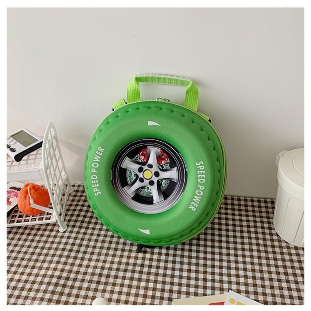 Детский школьный ранец в форме цветной шины EVA 3D с рисунком колеса для детского сада, сумка через плечо, уменьшающая нагрузку, детский рюкзак