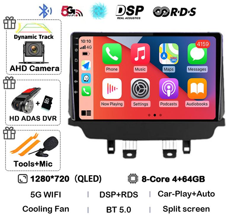Беспроводной Android 14 Carplay Auto Автомагнитола для Mazda CX-3 CX3 Mazda 2 DK 2014 - 2021 Мультимедийный Видеоплеер GPS Стерео WIFI+4G
