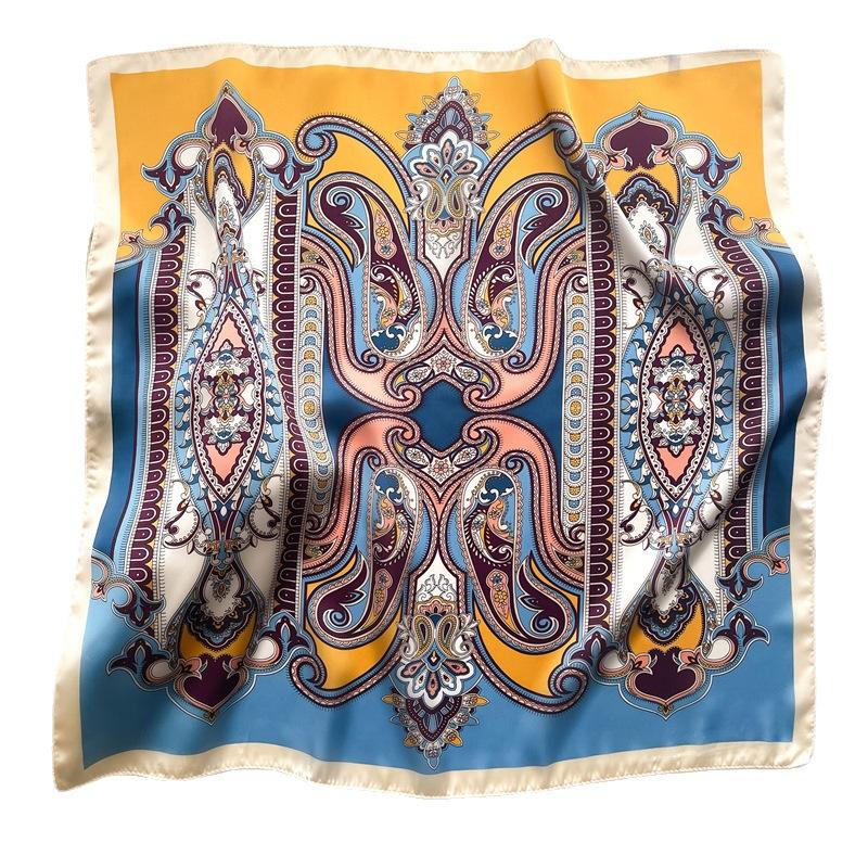 70 * 70 см новый шелковый маленький квадратный шарф для защиты шеи женщин профессиональный шарф универсальный шарф для волос шарф