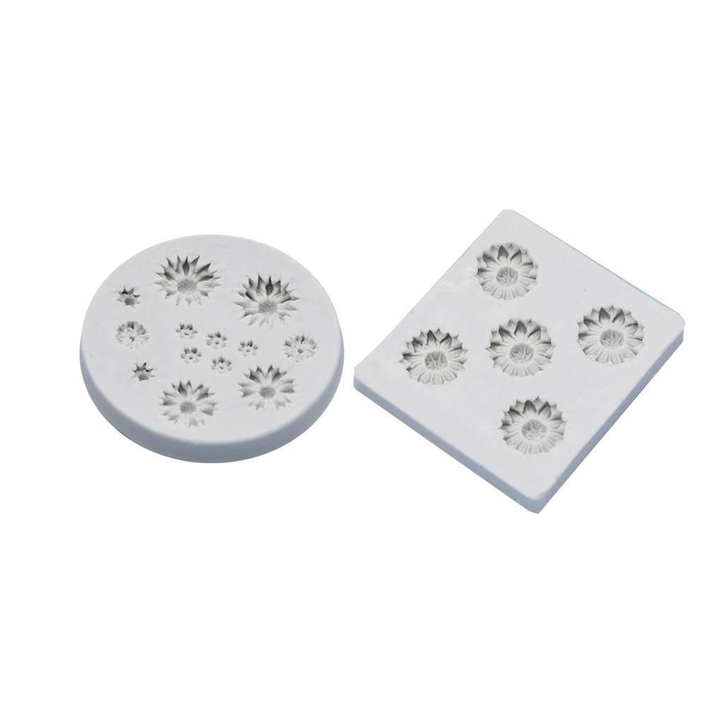 Silicone Chocolate Mold Daisy/Sunflower Shape Chocolate Candy Moulds Baking Tools Non-stick Silicone Material for Baking