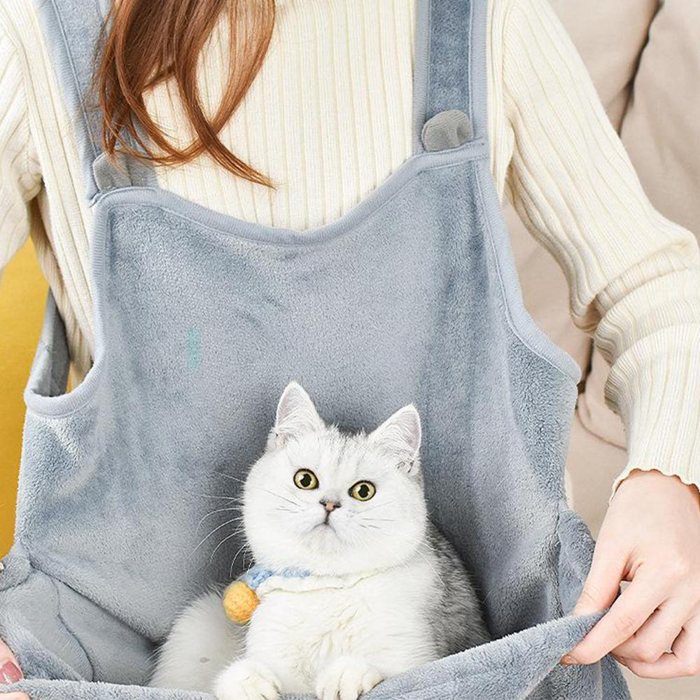 Удобный фартук для ношения кошек, костюм для обнимания, слюнявчик для котенка, новая сумка-переноска для домашних кошек, дом