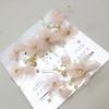 Korean Bridal Wedding Headdress Super Mori Flower a Pair of Hairclips Combination Set Bridesmaid Girls Hair Accessories