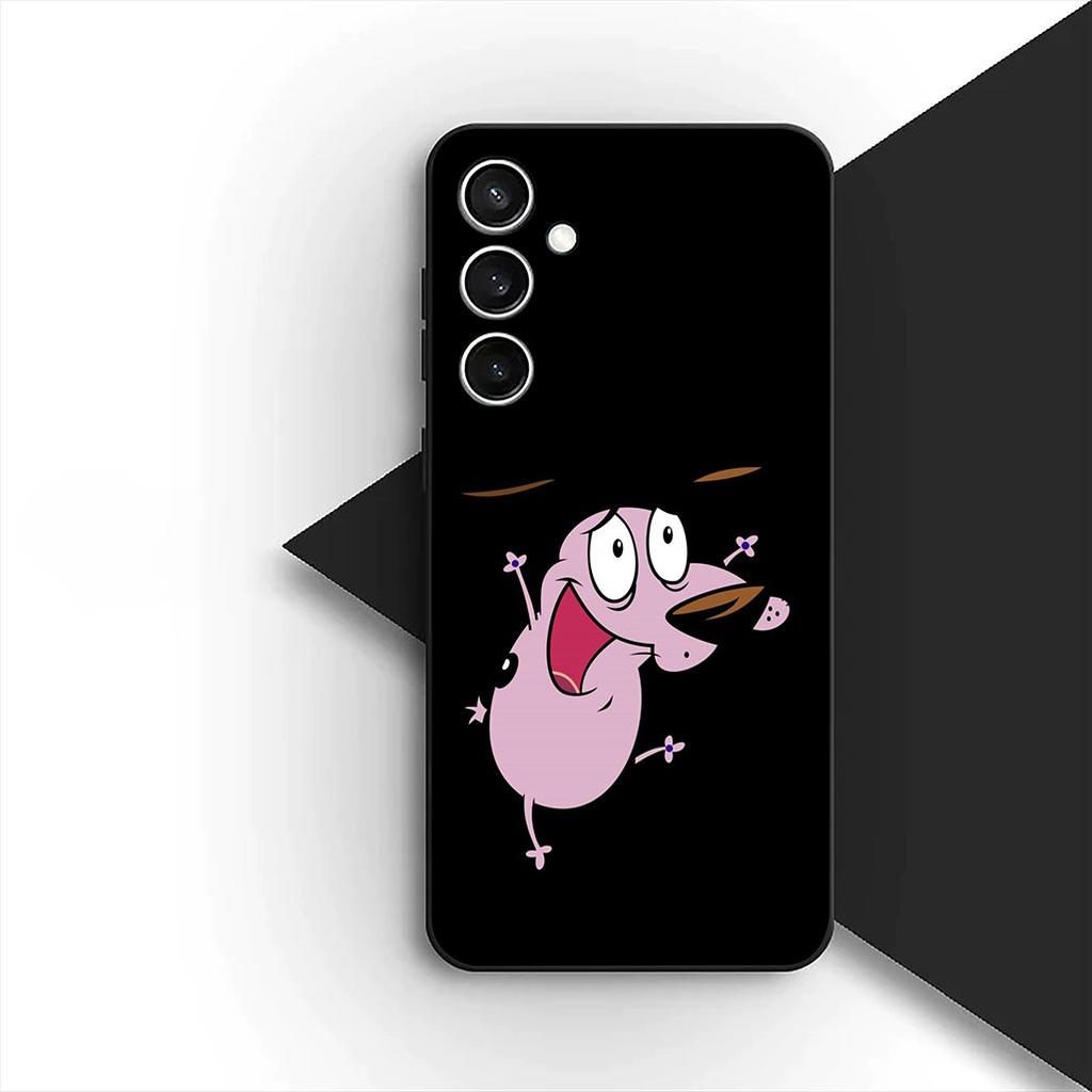 Чехол для телефона с рисунком собаки C-Courages C-Cowardlys для Samsung Galaxy S20 S22 S21 FE Ultra Plus A07 A17 A15 A16 A25 A57 A37