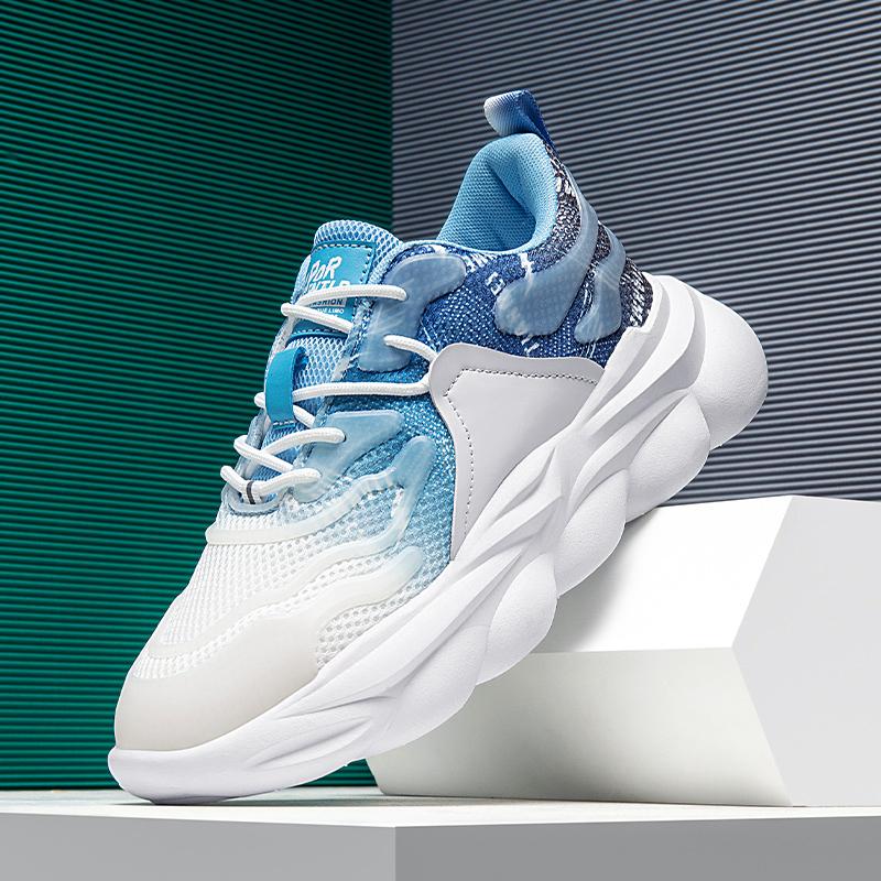 Мужская модная повседневная обувь на толстой подошве, трендовые удобные кроссовки для мальчиков и студентов на мягкой подошве, мужские классические дышащие туфли