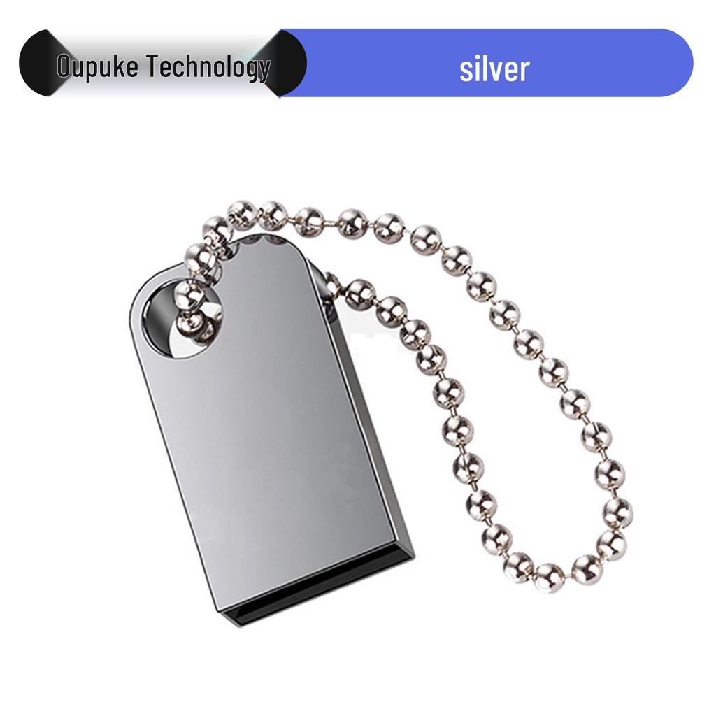 Высокоскоростная автомобильная USB-флешка - 64 ГБ большой емкости, Мини-металлический 32 ГБ портативный USB-флеш-накопитель