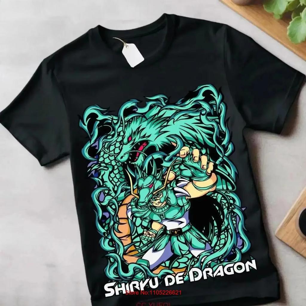Hyoga Saint Seiya T Shirt Knights of The Zodiac Ikki Unisexga Anime Shun Shiryu Vintage Washed Casual Homme Versatile Stylish