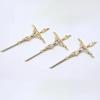 62KD 10pcs Gold Crucifix Wall Blessing Sacred Handheld Catholic Metal
