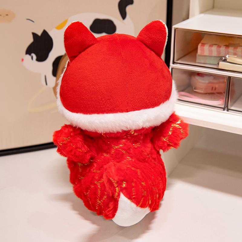 Non-Toxic Child-Safe Durable High-Quality Lion Snake Vinyl Plush Doll Cute Snake Doll Three Colors Best Gift Idea