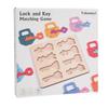 Wooden Locks Keys Baby Lock Key Matching Puzzle Colors Cognitive Shape Matching Montessori Educational Toy Lock Key Game