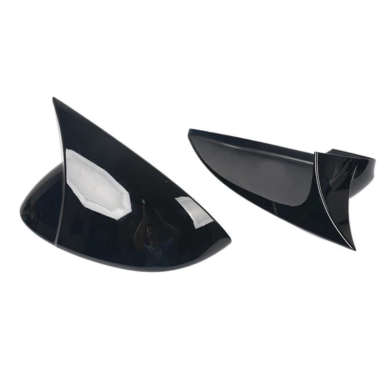 Car Upgrade For Volkswagen Beetle II A5 2011- Horn Style Rearview Mirror Cover Cap Exterior Accessories Trim