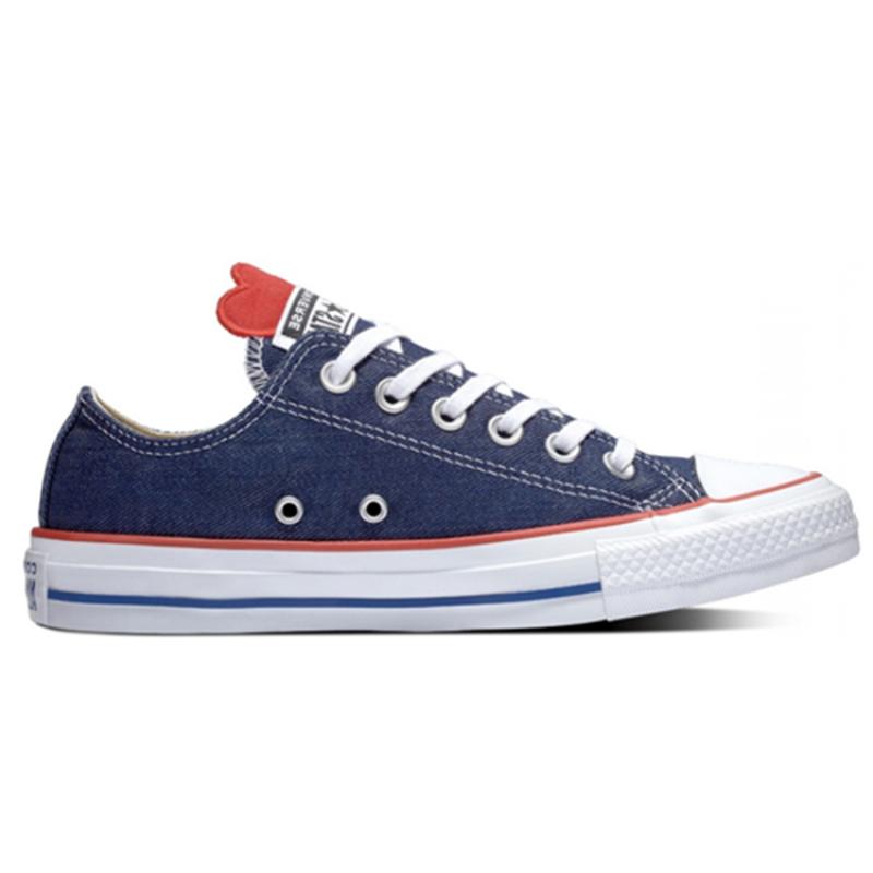 Converse Chuck Taylor All Star Classic Универсальные низкие парусиновые кеды Унисекс 'Индиго'