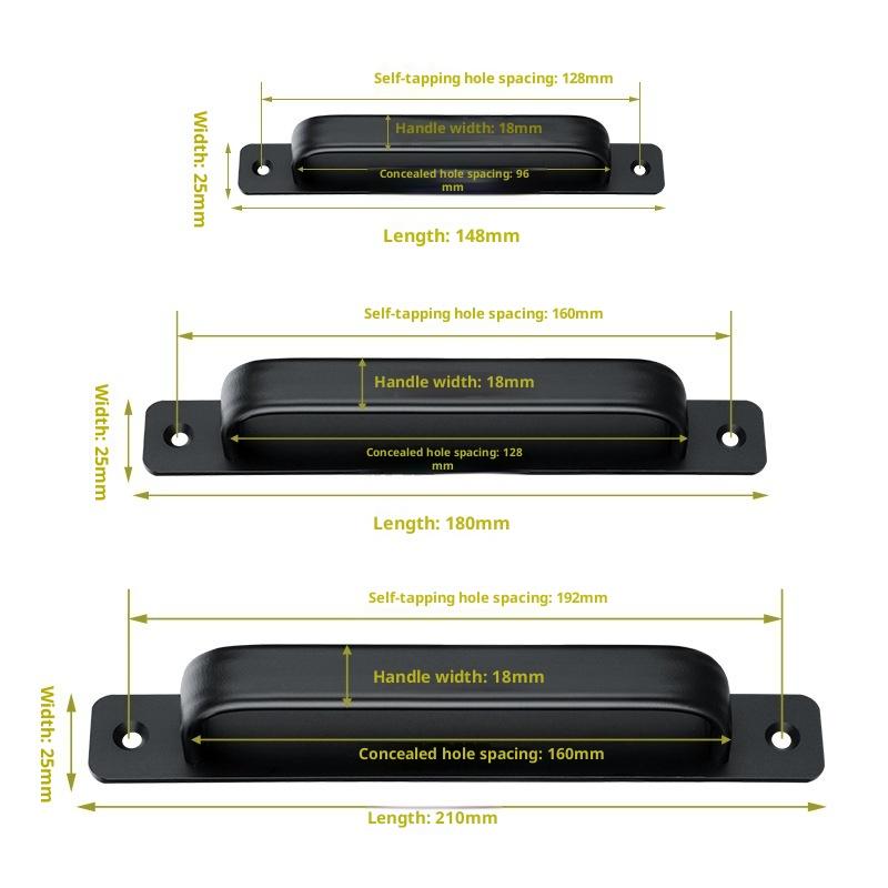 Ручки из алюминиевого сплава без сверления, ручки-наклейки для раздвижных стеклянных дверей, окон, ящиков, шкафов, для ванной комнаты