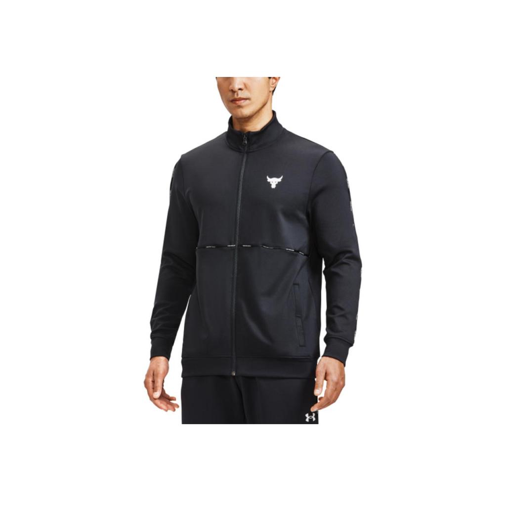 Under Armour Project Rock Training Jacket Men Tops Black 1367084-001