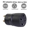 125V RV Power Cord Adapter 30A Male To 50A Female Connector Plug (AU Plug)  Accessories Car Battery Terminals