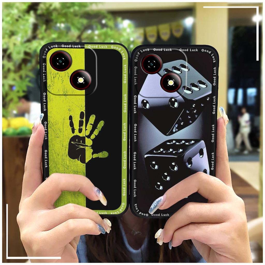 Back Cover Cute Phone Case For ZTE Blade A35E Anti-knock Cartoon Full Wrap Phone Protector Shockproof TPU Anti-dust