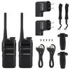 Portable Handheld Two Way Radio 3W UHF 400-470MHZ 16 Channels Walkie Talkie