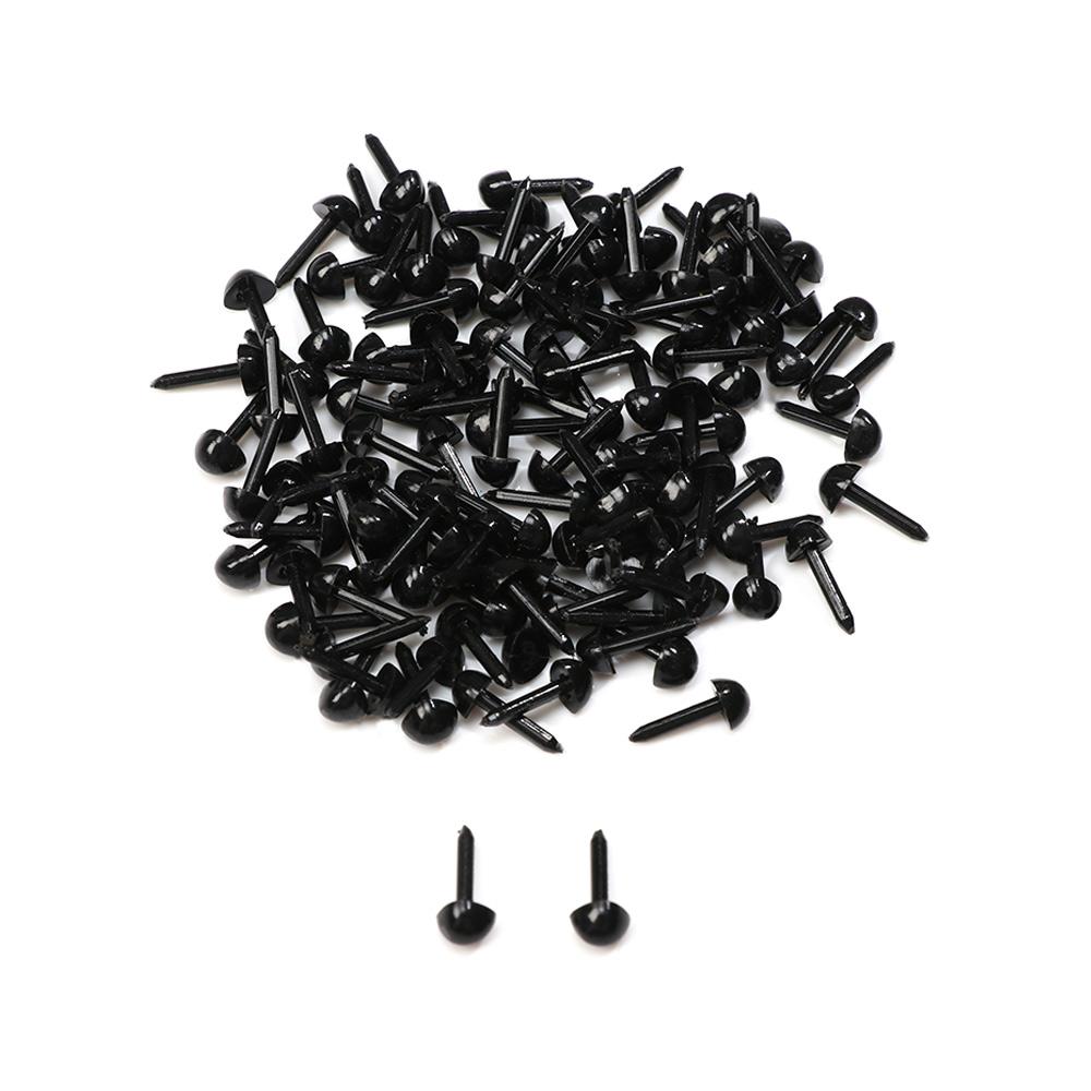 DIY Doll Animals Black Mini 4.5X5.5MM Plush Doll Eyes Stuffed Doll Eyes Safety Triangle Noses