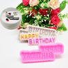 English Letter Mold Time-saving Non-stick Happy Birthday Cake Mold Baking Tool for Cake Shop