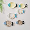 DIY Fish Wall Hanging Ornaments Hangable Fish Plate Decorative Wood Fish Pendant Living Room
