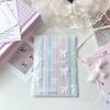 50 шт. Ins Ballet Style Photocard Protector Kpop Bowknot Print Самоклеящиеся пакеты Opp для карточек Подарочная упаковка Самозапечатывающийся пакет