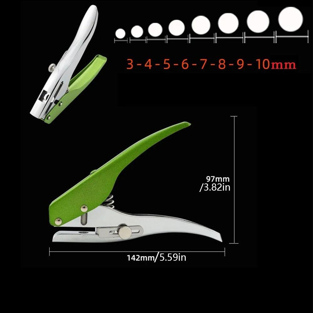 Ручной дырокол с диаметром пор 3-10 мм, круглый дырокол для углов, дырокол с одним отверстием, деревообработка