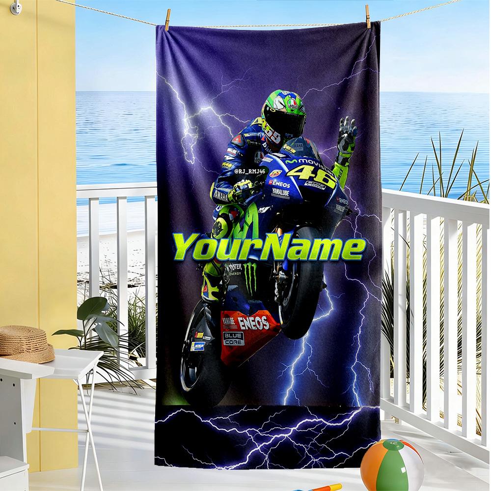 Doctor46 Customized Name Beach Towel Super Soft Microfiber Quickdry Fabric Portable For Swimmingbeachcamping Travel Beach Accessoriesgym