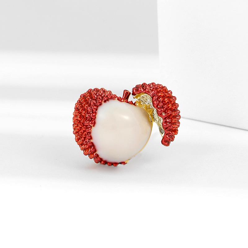 Очаровательная брошь «Личи»: Милый нишевый дизайн, застежка против оголения, стильная и уникальная брошь-кардиган для женщин.