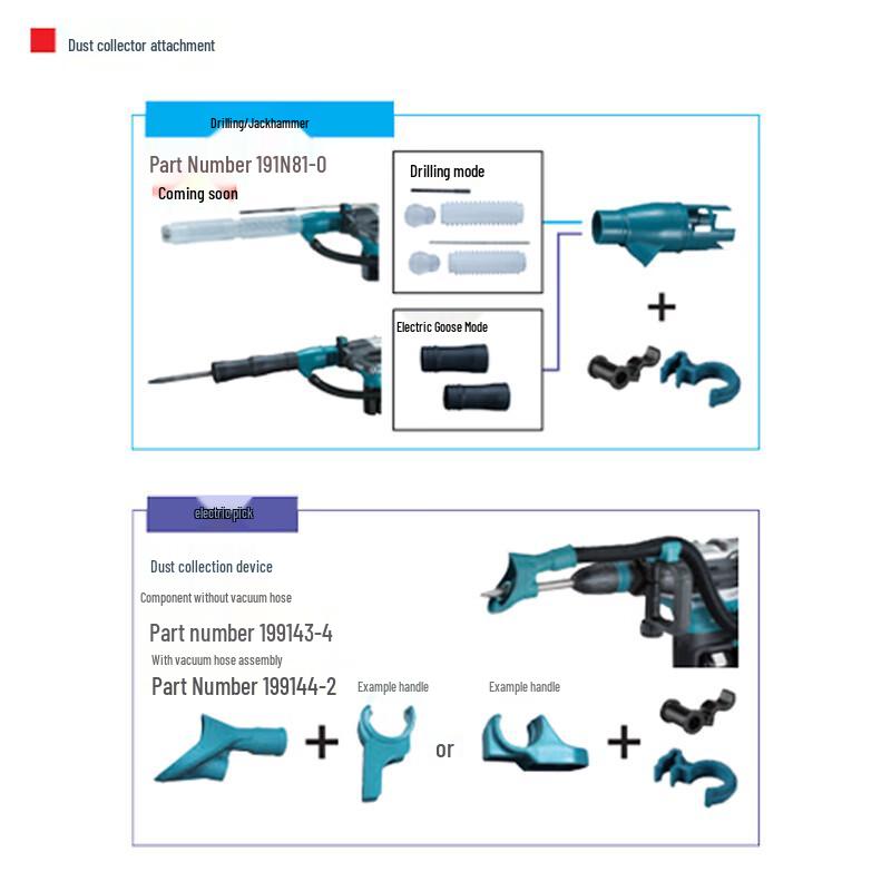 Makita HR006G 80V Бесщеточный перфоратор 52 мм Штепсель CN (адаптер в комплекте)
