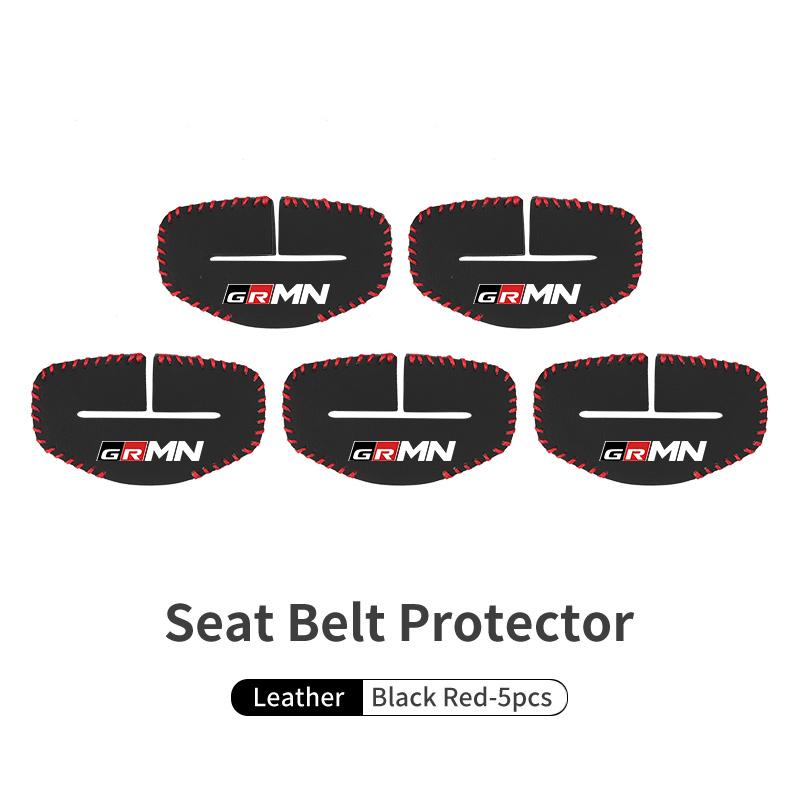 zfjpu3 For Toyota Car Seat Belt Buckle Plug Leather Car Seat Belt Clip Protective Covers GR MN Camry Prius Auris Crown Yaris Corolla