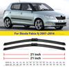 Дворники для Skoda Fabia 2 5j 2007~2014 Передние щетки стеклоочистителя Автотовары Наклейки 2008 2009 2010 2011 2012 2013