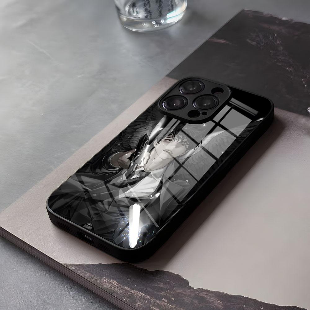 Всеведущий R-Читатель V-Точка зрения Orv Чехол для телефона Для IPhone 17 Air 16 E Pro Max 15 14 13 Mini 12 Pro 11 Max Plus Черная стеклянная крышка